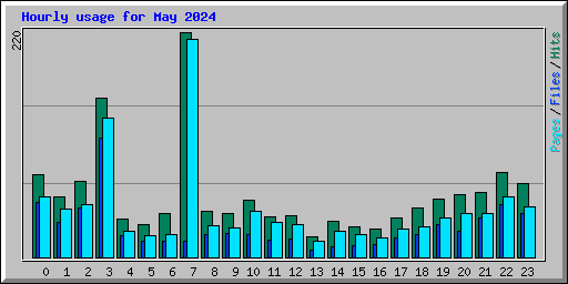Hourly usage for May 2024